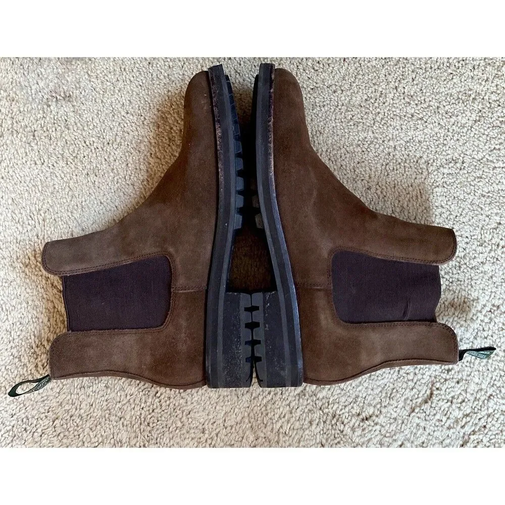 Polo Ralph Lauren Brown Suede Pull On Bryson Chls Boots Men's 10 D Retail $490